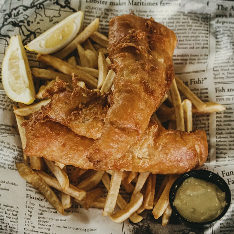 Freshly Battered Fish